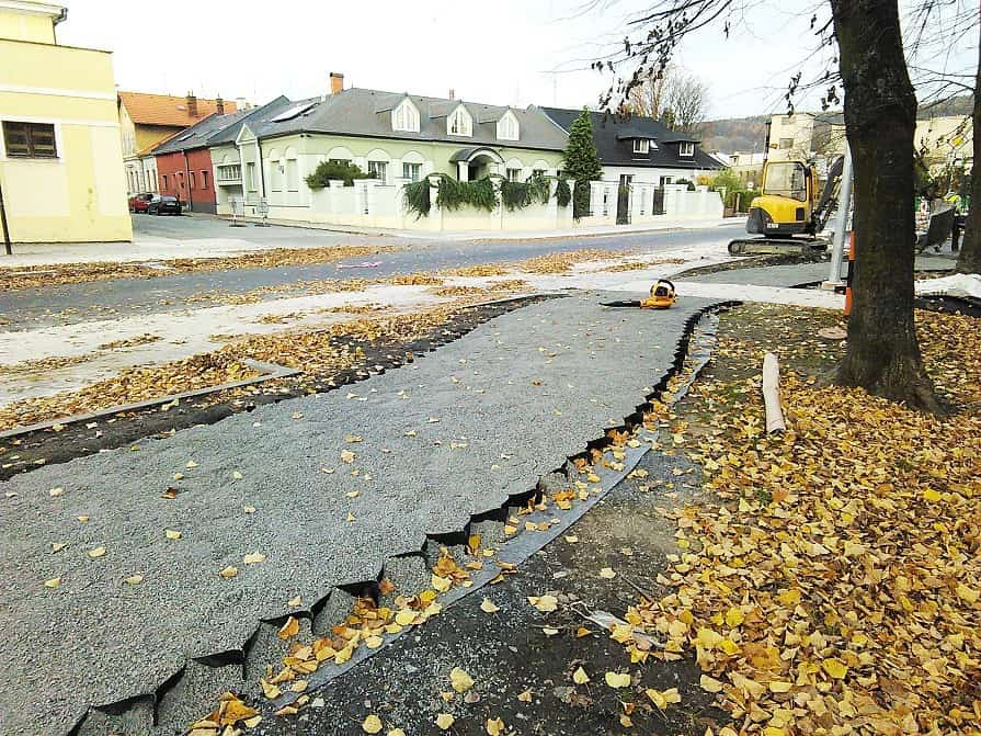 Untergrundstabilisierung mit Geozellen 