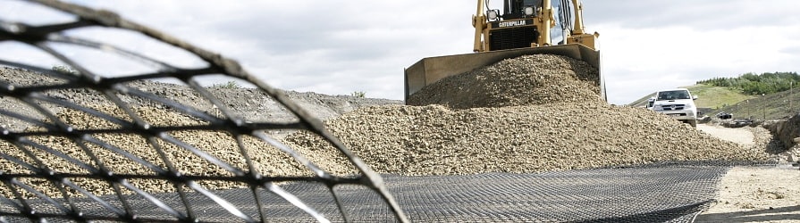 Geogitter für den Bodenaustausch