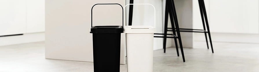 Mülleimer und Mülltrenner