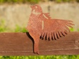Cortenstahl Gartendeko (Spatz 2)